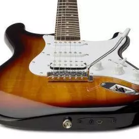 USB iOS Stratocaster Electric Guitar - Brown Sunburst
